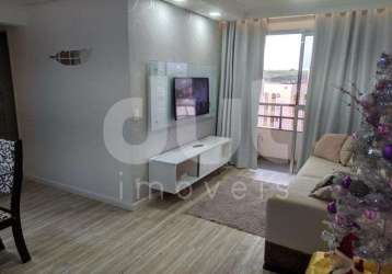 Apartamento com 2 quartos à venda na rua professora urana gomes barros, 390, recanto do sol i, campinas, 64 m2 por r$ 255.000