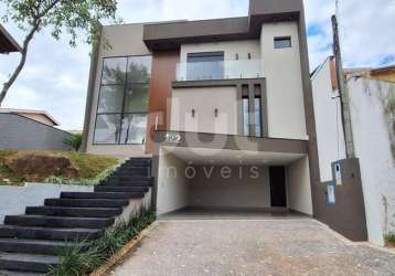 Casa em condomínio fechado com 3 quartos à venda na rua san conrado, 3423, loteamento caminhos de san conrado (sousas), campinas, 215 m2 por r$ 1.890.000