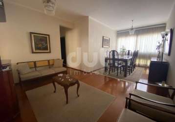 Apartamento com 3 quartos à venda na rua presidente bernardes, 1314, jardim flamboyant, campinas, 99 m2 por r$ 430.000