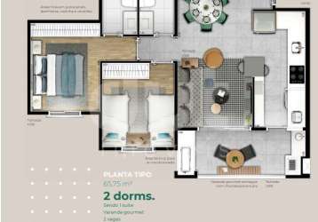 Apartamento com 2 quartos à venda na avenida wellman galvão de frança rangel, 4100, swiss park, campinas, 76 m2 por r$ 754.000