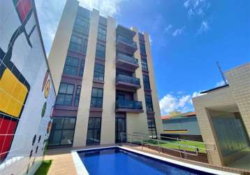 Apartamento com 2 dormitórios à venda, 49 m² por r$ 318.000,00 - capim macio - natal/rn