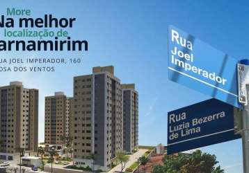 Apartamento à venda, 64 m² por r$ 289.052,78 - rosa dos ventos - parnamirim/rn