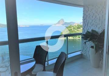 Apartamento de 205 m² na almirante benjamin sodré - boa viagem - niterói - rj, à venda por r$ 2.800.000