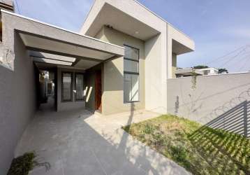 Casa para venda em fazenda rio grande, iguaçu, 3 dormitórios, 1 suíte, 3 banheiros, 2 vagas