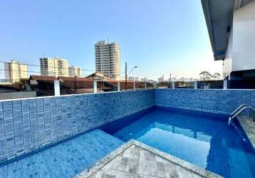 Apartamento á 200 metros da praia! com ar condicionado e sacada gourmet!