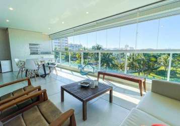Apartamento com 3 dormitórios à venda, 160 m² por r$ 5.500.000,00 - riviera módulo 3 - bertioga/sp