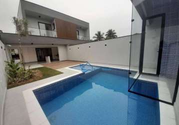 Casa com 5 dormitórios à venda, 228 m² por r$ 1.950.000,00 - jardim  são lourenço - bertioga/sp