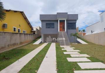 Casa com 2 dormitórios à venda, 95 m² por r$ 460.000,00 - inoã - maricá/rj