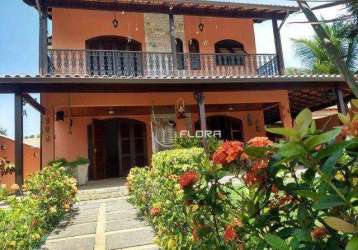 Casa com 5 dormitórios à venda, 311 m² por r$ 1.250.000 - ponta grossa - maricá/rj