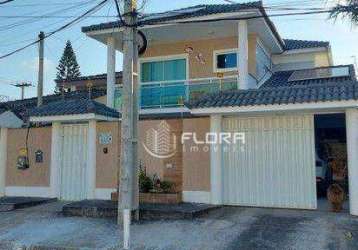 Casa com 3 dormitórios à venda, 180 m² por r$ 720.000,00 - barroco (itaipuaçu) - maricá/rj