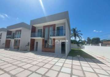 Casa com 2 dormitórios à venda, 86 m² por r$ 295.000,00 - chácaras de inoã (inoã) - maricá/rj