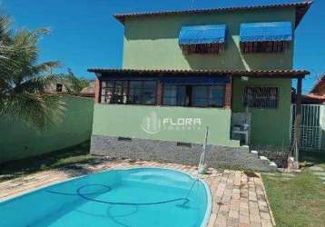 Casa com 4 dormitórios à venda, 200 m² por r$ 700.000 - guaratiba - maricá/rj