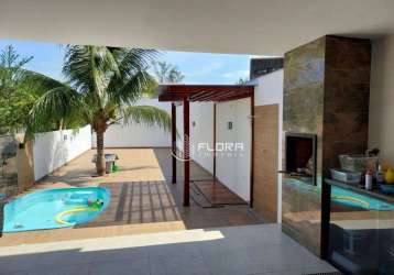 Casa com 3 dormitórios à venda, 188 m² por r$ 680.000,00 - jardim atlântico oeste (itaipuaçu) - maricá/rj