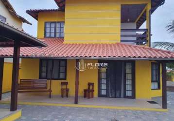 Casa com 4 dormitórios à venda, 215 m² por r$ 850.000 - itapeba - maricá/rj