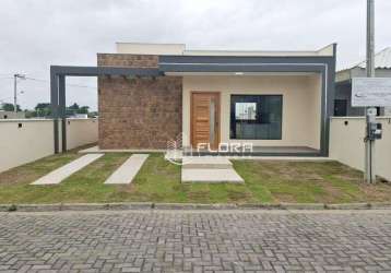 Casa com 2 dormitórios à venda, 83 m² por r$ 450.000,00 - pindobas - maricá/rj