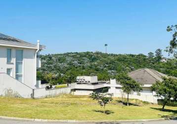 Terreno em condomínio para venda em santana de parnaíba, alphaville