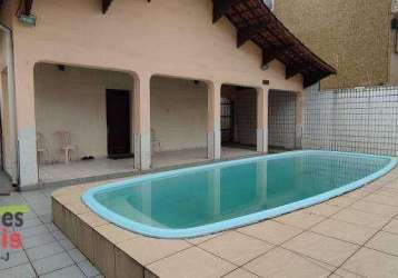 Casa isolada com piscina  4 quartos à venda, 182 m² por r$ 2.160.000  - canto do forte - praia grande/sp