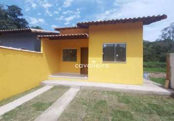 Casa com 2 dormitórios à venda, 67 m² - vale da figueira (ponta negra) - maricá/rj