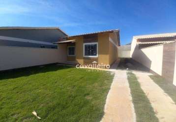 Casa com 3 dormitórios à venda, 76 m²- ponta grossa - maricá/rj