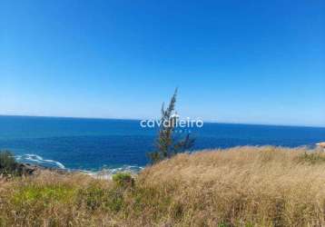 Terreno com vista espetacular à venda, 3581 m² por r$ 850.000 - ponta negra - maricá/rj