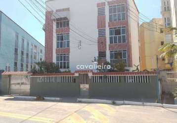 Apartamento com 1 dormitório à venda, 63 m² - ponta negra - maricá/rj