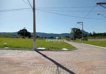 Terreno à venda, 240 m² por r$ 110.000,00 - ubatiba - maricá/rj