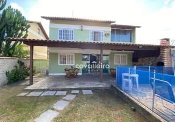 Casa com 3 dormitórios à venda, 87 m² por r$ 690.000,00 - barroco (itaipuaçu) - maricá/rj