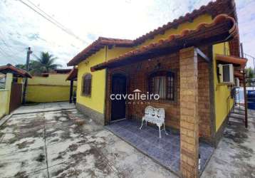 Casa com 3 quartos, piscina e churrasqueira em condomínio, por r$ 650.000 - itapeba - maricá/rj