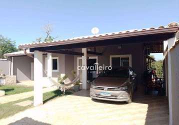 Casa com 3 dormitórios à venda, 185 m² - jacaroá - maricá/rj