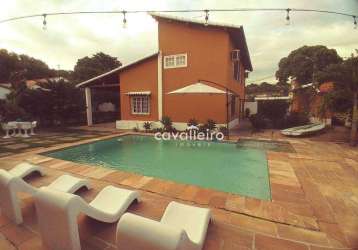 Casa com 4 dormitórios à venda, 250 m² por r$ 1.350.000,00 - jacaroá - maricá/rj