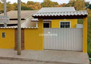 Casa com 2 dormitórios à venda, 62 m² por r$ 300.000,00 - bambuí - maricá/rj