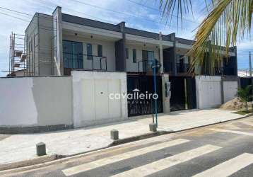 Casa duplex com 2 dormitórios à venda, 80 m² por r$ 500.000 - jardim atlântico central (itaipuaçu) - maricá/rj