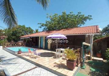 Casa com 4 dormitórios à venda, 200 m² por r$ 630 mil - cordeirinho - maricá/rj