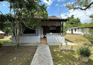 Casa com 2 dormitórios à venda, numa área de 5.400m² por r$ 700.000 - chácaras de inoã (inoã) - maricá/rj