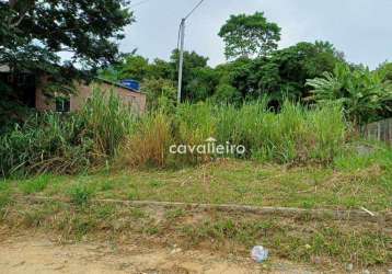 Terreno à venda, 450 m² por r$ 100.000,00 - pindobal (ponta negra) - maricá/rj