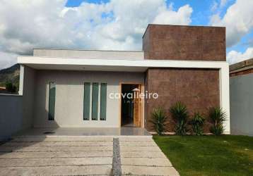 Casa com 3 dormitórios à venda, 100 m² por r$ 495.000,00 - ubatiba - maricá/rj