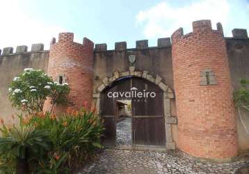 Castelo, no centro de maricá, à venda por r$ 4.000.000 - centro - maricá/rj