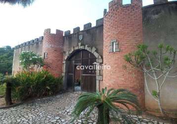 Castelo, no centro de maricá, à venda por r$ 3.400.000,00 - centro - maricá/rj