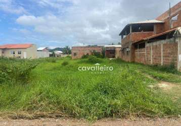 Terreno à venda, 480 m² por r$ 100.000,00 - jardim atlântico central (itaipuaçu) - maricá/rj