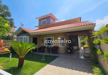 Casa condomínio bosque de itabeba, com 4 quartos, 2 suítes, piscina, área gourmet, à venda, 251 m² por r$ 1.800.000 - são josé de imbassai - maricá/rj