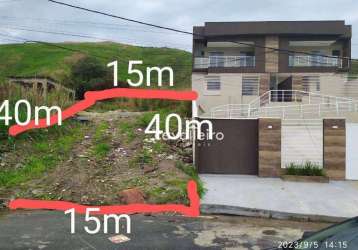 Terreno multifamiliar à venda, 600 m² por r$ 150.000 - ponta grossa - maricá/rj