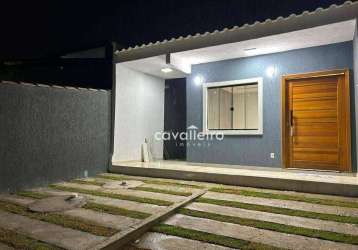 Casa com 2 dormitórios à venda, 75 m² por r$ 450.000,00 - itapeba - maricá/rj