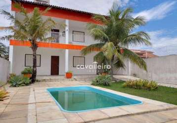 Casa à venda, 331 m² por r$ 990.000,00 - barra de maricá - maricá/rj