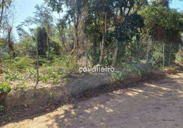 Terreno à venda, 1233 m² por r$ 150.000,00 - pindobal (ponta negra) - maricá/rj