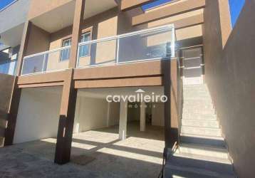 Casa com 3 dormitórios à venda, 75 m² - araçatiba - maricá/rj