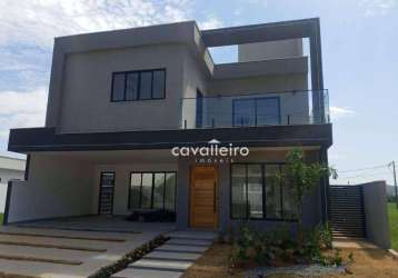 Casa duplex, condomínio alphaville 2, área gourmet, com 4 dormitórios à venda, 231 m² por r$ 1.600.000,00 - maricá/rj