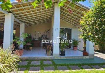 Casa com 4 dormitórios à venda, 126 m² por r$ 600.000,00 - cajueiros (itaipuaçu) - maricá/rj