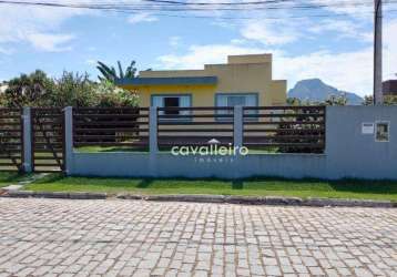 Casa à venda, 120 m² por r$ 490.000,00 - cajueiros (itaipuaçu) - maricá/rj