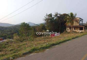 Terreno à venda, 537 m² por r$ 110.000,00 - bambuí - maricá/rj