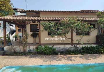 Casa com 4 dormitórios à venda, 188 m² por r$ 500.000,00 - inoã - maricá/rj